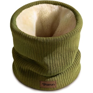 image:imageROXUN Winter Neck Gaiter Neck Warmer Cover Ski Gaiters for MenWomen  Soft Thick Fleece Gentle on Skin Stretchy Fit Multifunction Elegant Chic Look Multicolor OptionsMoss Green